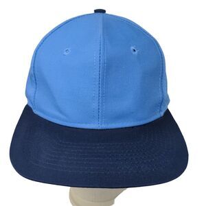 Designer Headwear Men's Snapback Hat Blue OSFA Two Hone Blank
